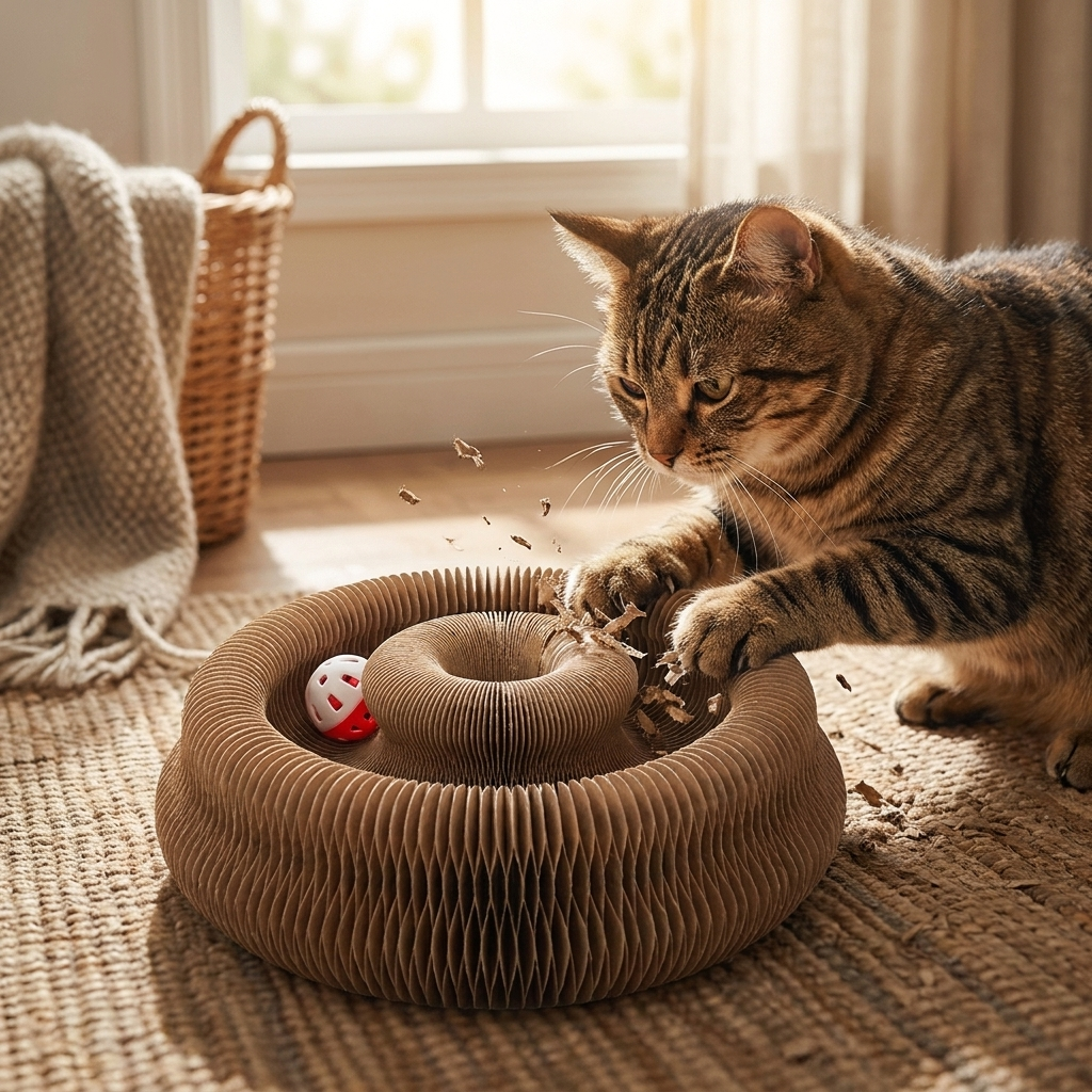 PurrSpin Pro - Interactief Kattenspeeltje voor Katten en Kittens