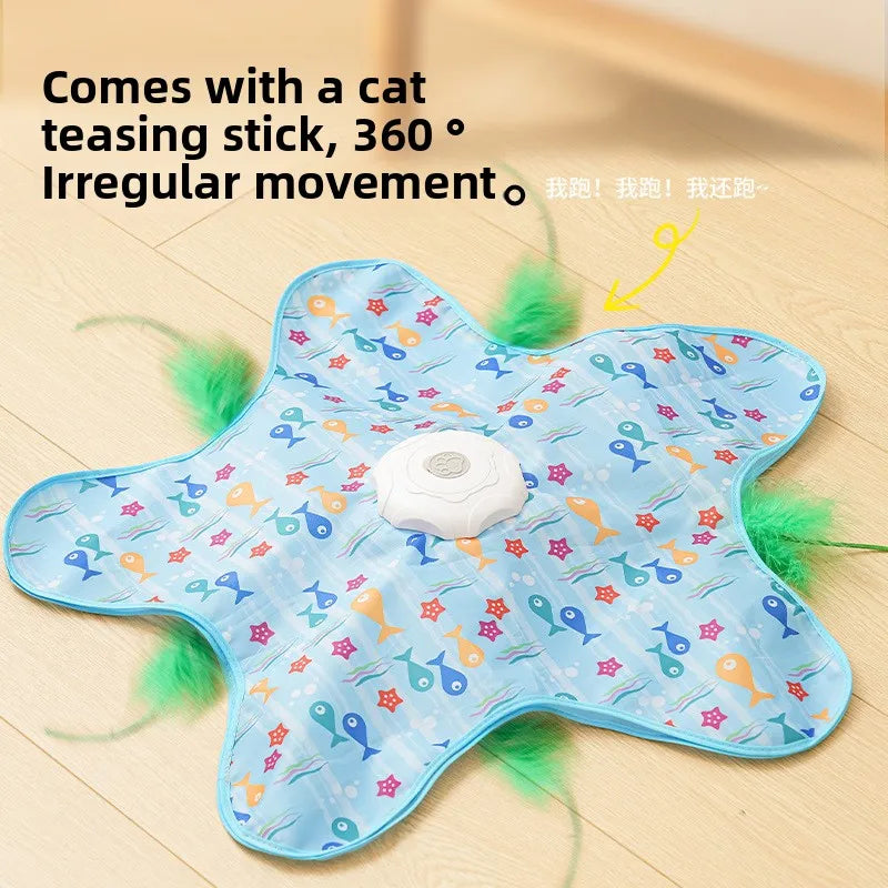 PAWPLAY Interactieve Kattenmat - Nooit meer een kat die zich verveelt, of je nou wel of niet thuisbent!