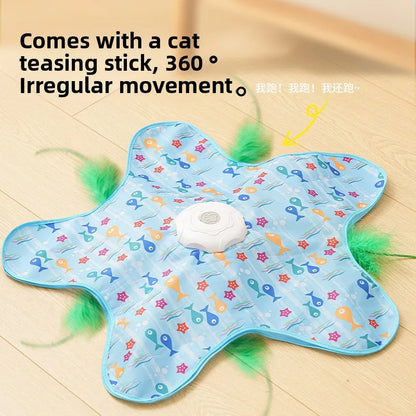 PAWPLAY Interactieve Kattenmat - Nooit meer een kat die zich verveelt, of je nou wel of niet thuisbent!