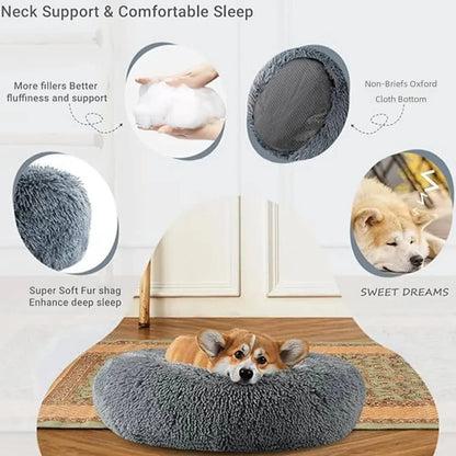 CALMNEST Donut Hondenbed - Stressvrij slapen en liggen, ook overdag!