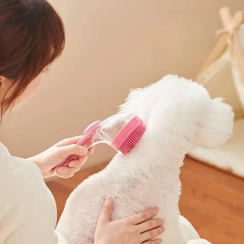 SOAPBRUSH Badborstel met Zeephouder - Makkelijk én leuk je huisdier wassen!