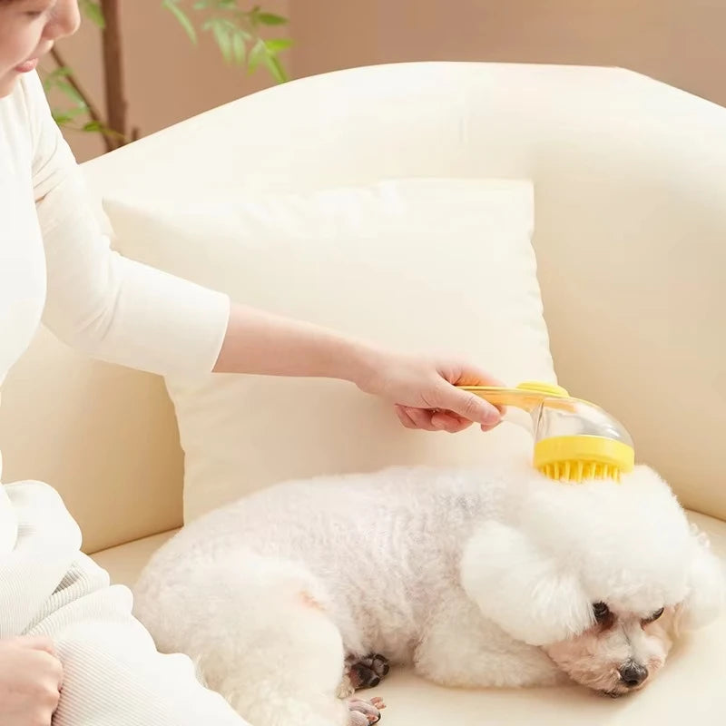 SOAPBRUSH Badborstel met Zeephouder - Makkelijk én leuk je huisdier wassen!