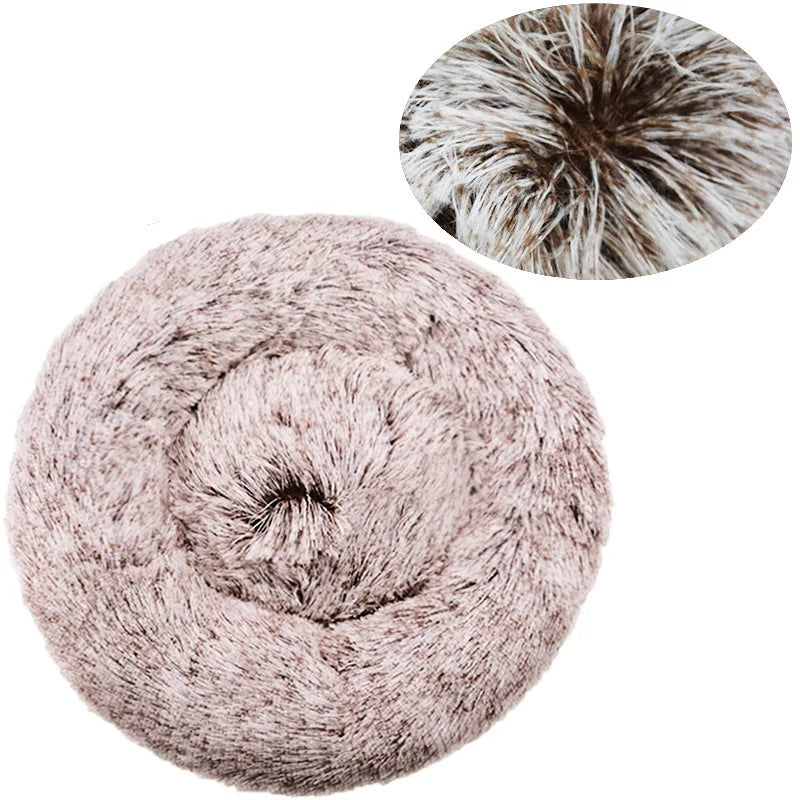 Donut hondenbed in de kleur Warm beige