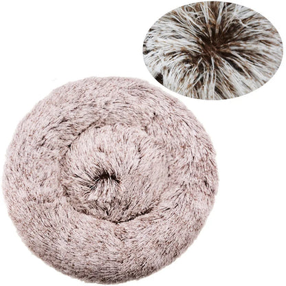 Donut hondenbed in de kleur Warm beige