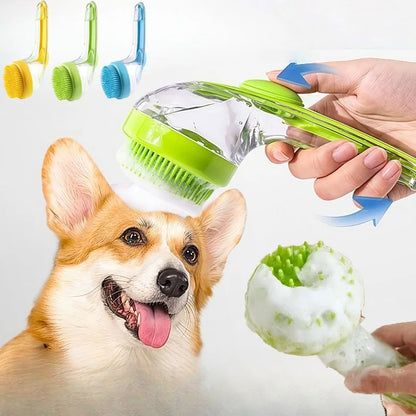 SOAPBRUSH Badborstel met Zeephouder - Makkelijk én leuk je huisdier wassen!