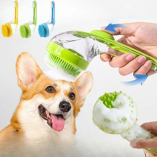 SOAPBRUSH Badborstel met Zeephouder - Makkelijk én leuk je huisdier wassen!