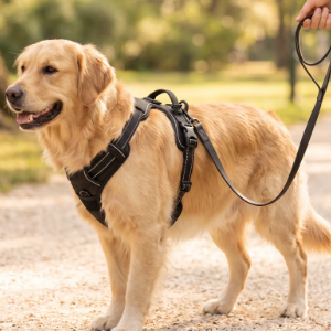PERFECTWALK Anti-Trek Tuig met Looplijn - Rustiger Wandelen met je hond zonder plotselinge schokken!
