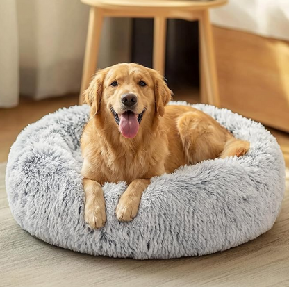 CALMNEST Donut Honden- en kattenbed - Stressvrij slapen en liggen, ook overdag!