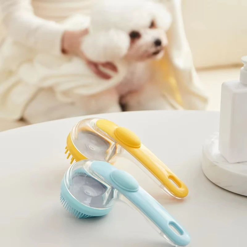 SOAPBRUSH Badborstel met Zeephouder - Makkelijk én leuk je huisdier wassen!