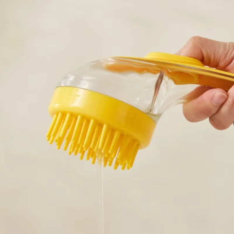 SOAPBRUSH Badborstel met Zeephouder - Makkelijk én leuk je huisdier wassen!