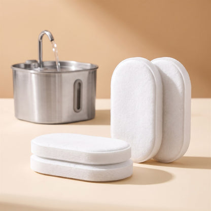 4 reservefilters met de drinkfontein