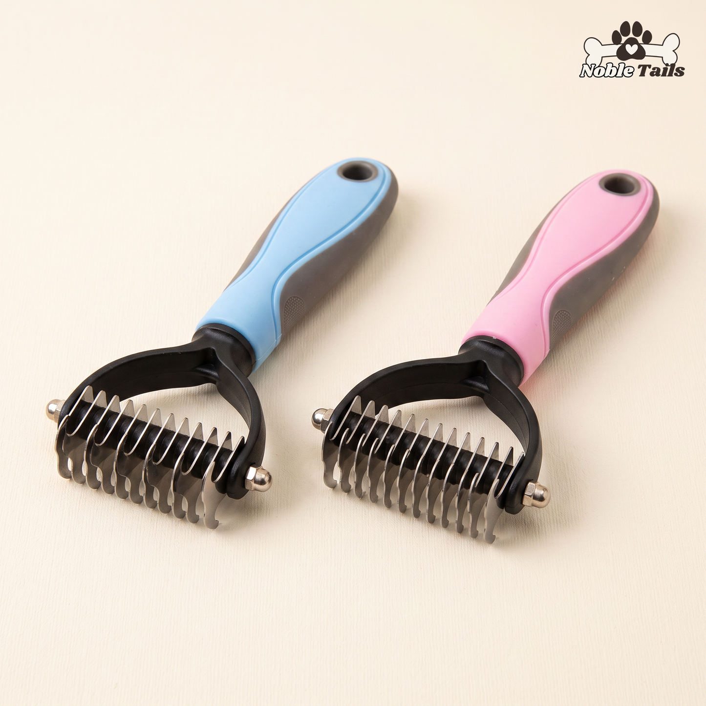 FurTrim Ontwolhark in blauw en roze