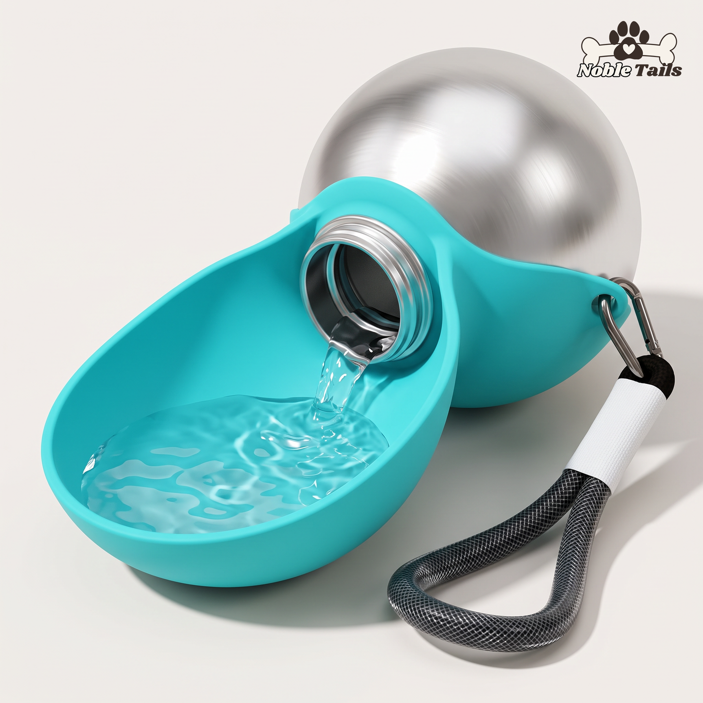 HydraPaw Drinkfles - opengeklapt drinkbakje met water