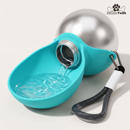 HydraPaw Drinkfles - opengeklapt drinkbakje met water