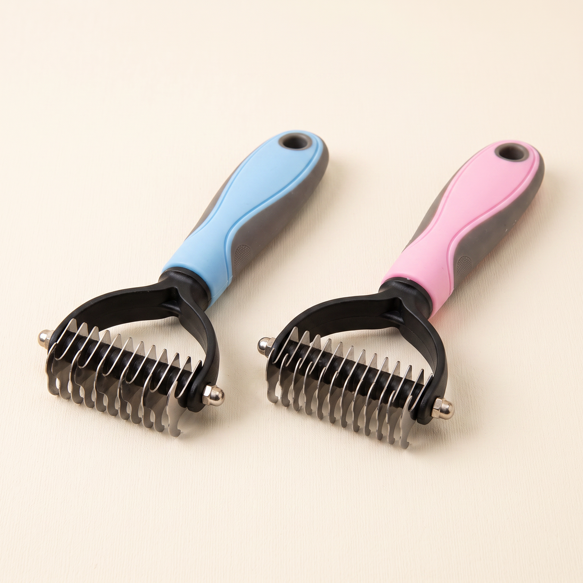 FurTrim Ontwolhark in blauw en roze