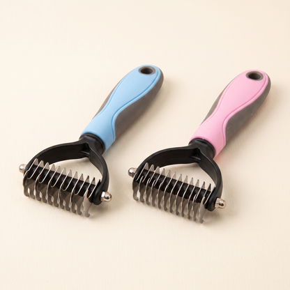 FurTrim Ontwolhark in blauw en roze