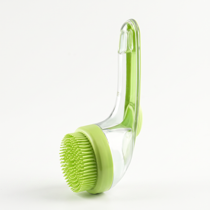 SoapBrush Badborstel met zeephouder groen