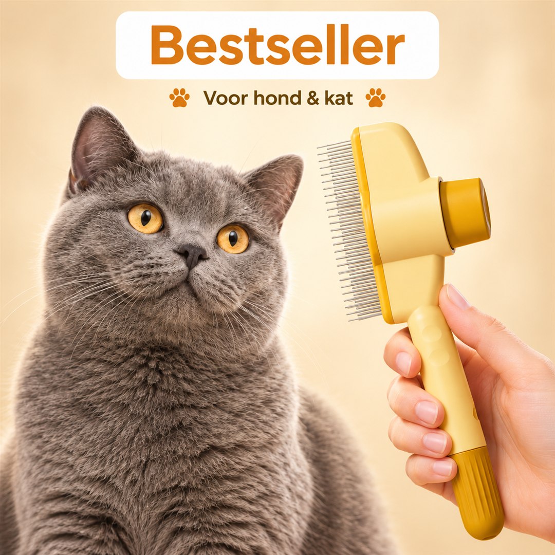 KNOTAWAY ontklitkam, bestseller voor hond en kat