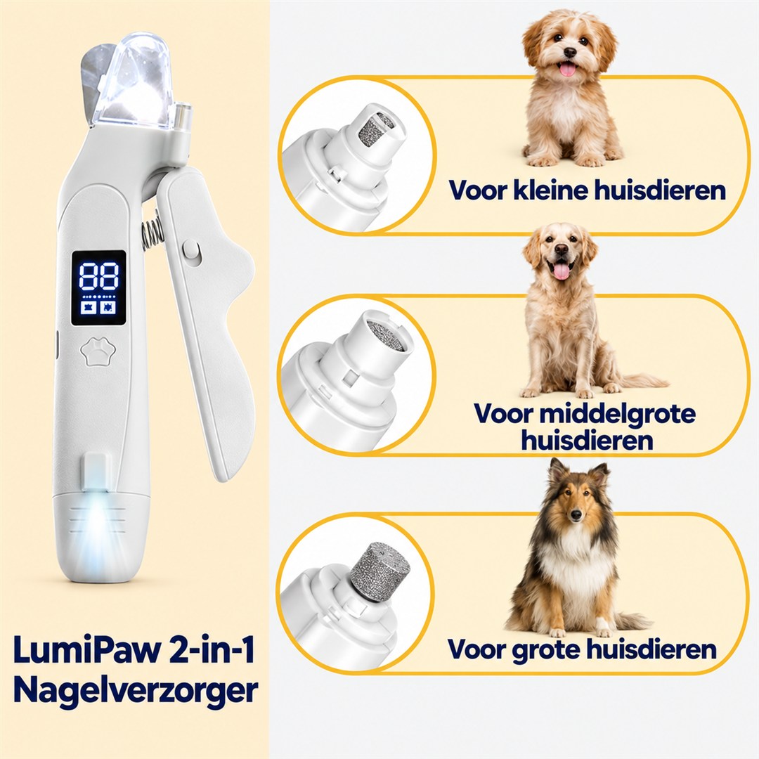 Geschikt voor kleine, middelgrote en grote huisdieren