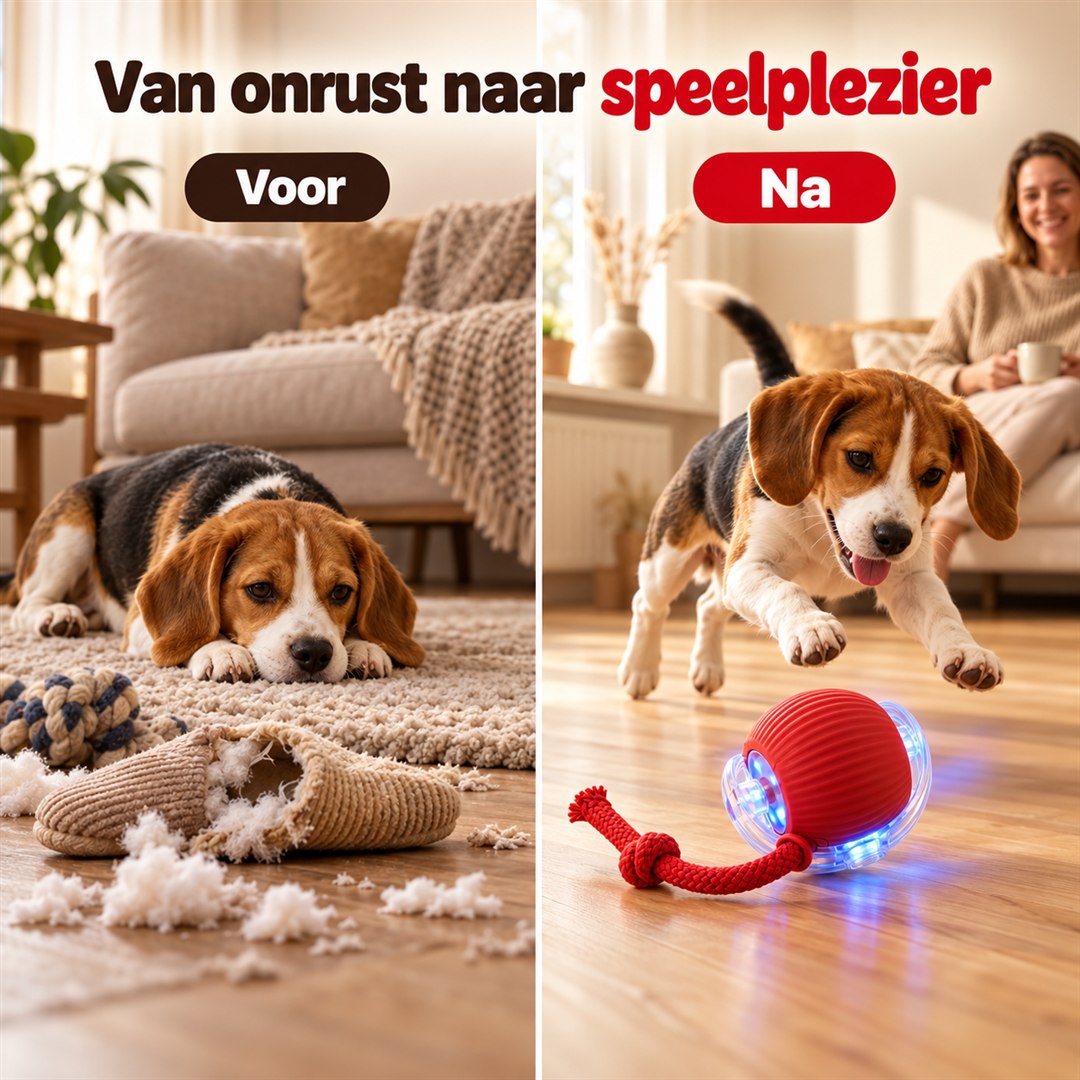 Voor en na: van onrust naar speelplezier