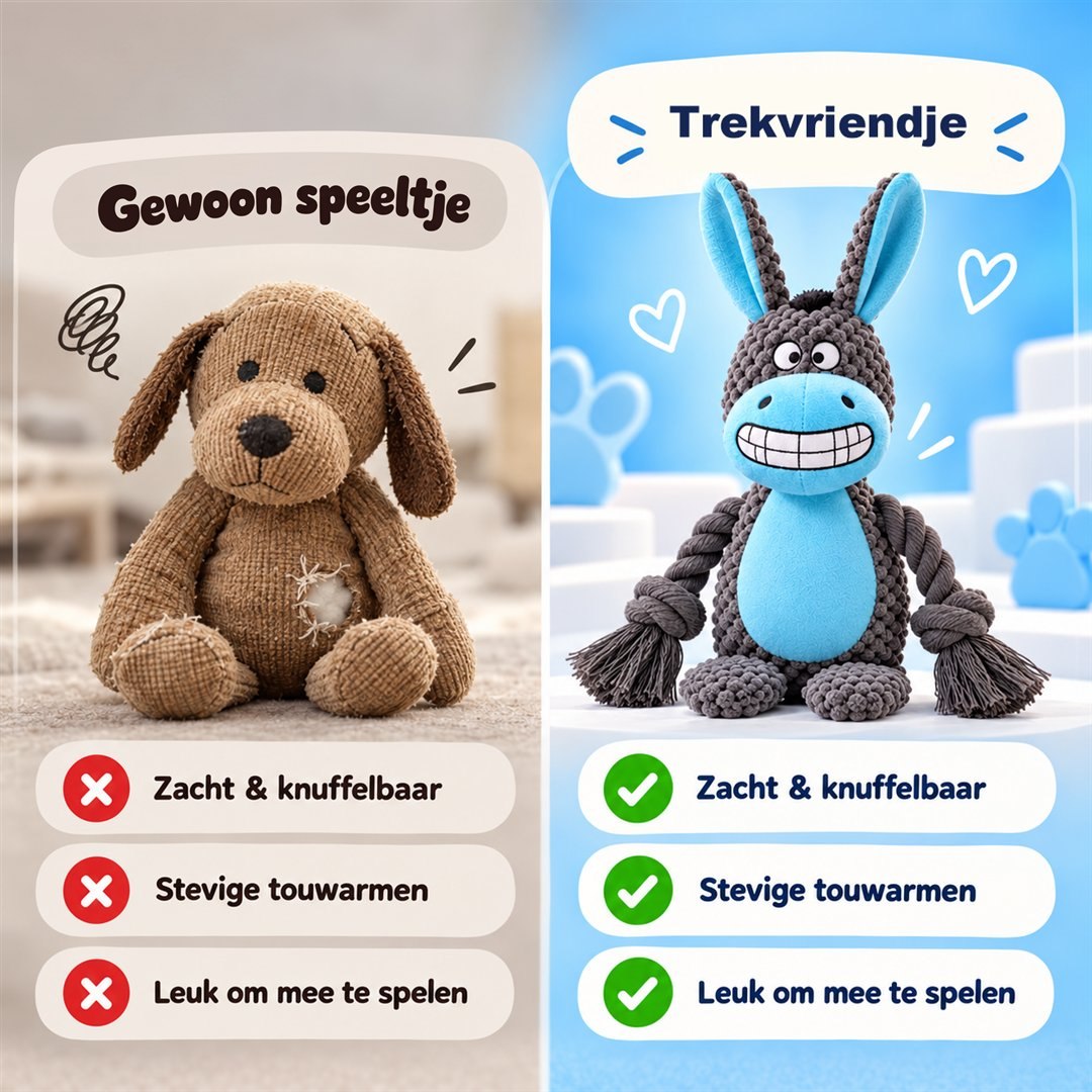 Trekvriendje vs. een gewoon speeltje